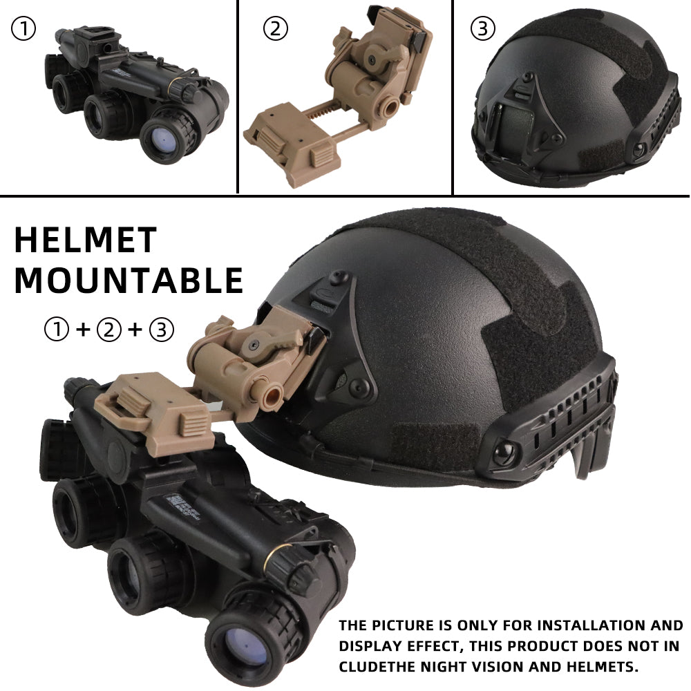 High-Quality Tactical Helmet Camera Model - Hook and Loop Fast Attachment, Prop for CS Game, Filming, Tactical Training, 