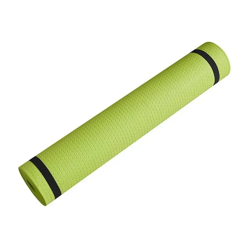 Premium 6MM Thick Yoga Mat – Anti-Skid EVA Foam Exercise & Pilates Mat – Comfortable, Durable Sports Fitness Mat