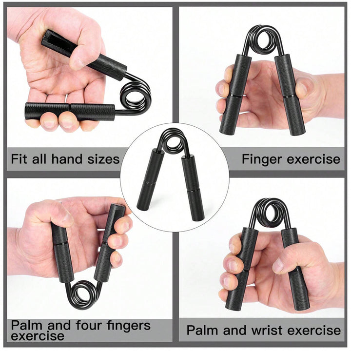 Premium Metal Hand Gripper – 50LB-350LB Adjustable Finger Exerciser for Grip Strength, Muscle Arms Trainer, Wrist Recovery