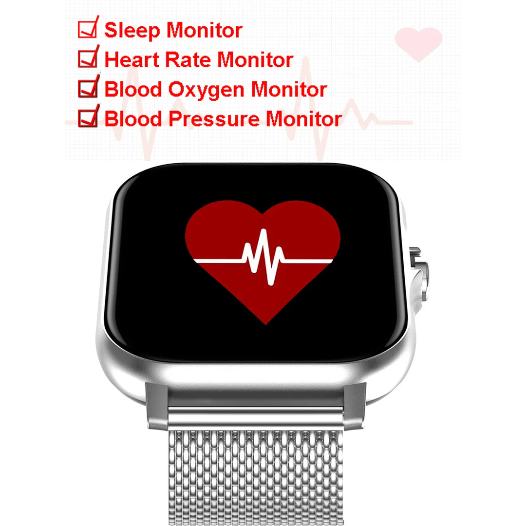 Luxury Smartwatch for Women – 1.57" AMOLED Screen, Bluetooth Calling, Health & Fitness Monitor, Heart Rate, Blood Pressure, 