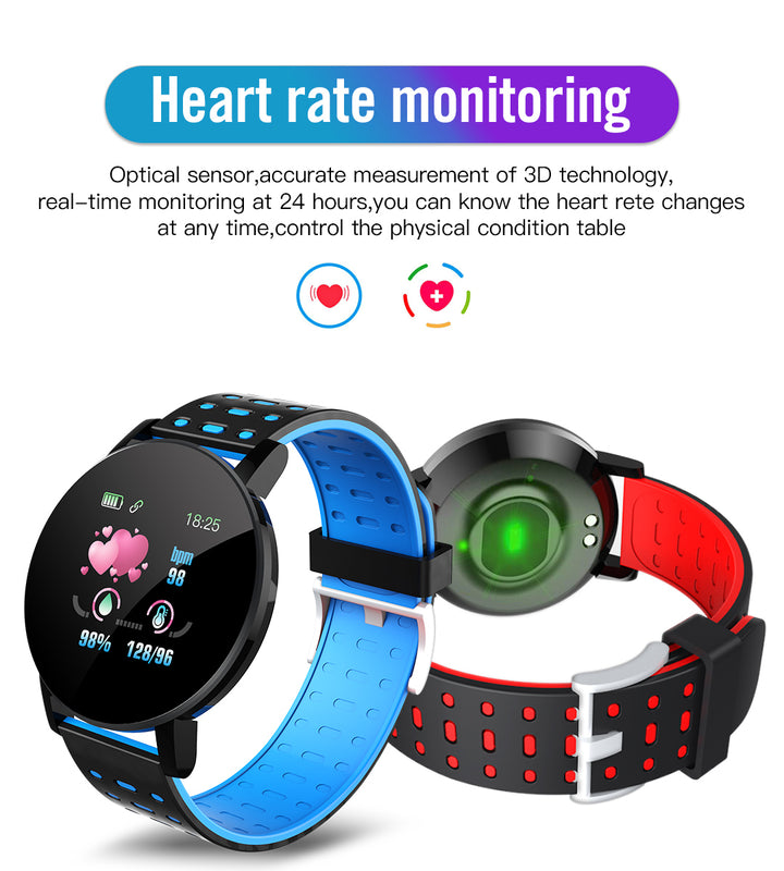 Premium Bluetooth Smartwatch for Men & Women – Heart Rate, Blood Pressure, Blood Oxygen Monitor, Sleep Tracker, Multi-Sport