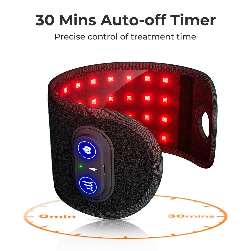 Premium LED Red Light Therapy Pad for Face and Body Pain Relief – 660nm & 850nm Portable Beauty Device with Adjustable