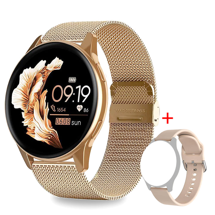 Premium Smartwatch for Women – Wireless Call/Dial, 19 Sports Modes, Sleep Monitoring, Music Player, Pedometer, Female 