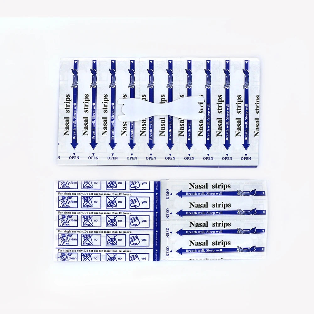 High Quality Anti-Snoring Nasal Strips - 50pcs Transparent Stop Snoring Aid, Better Nose Breath, Extra Strength Nasal Patch 