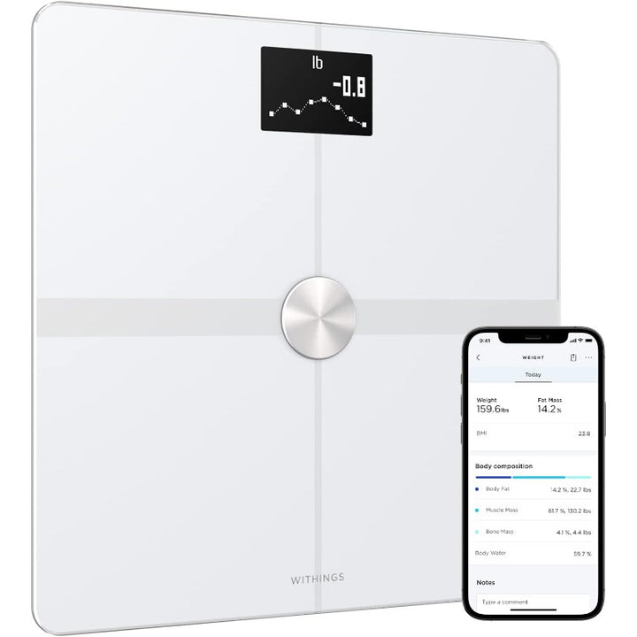 Premium Digital Body Fat Scale – Smart Bathroom Scale with BMI & 16-Data Body Composition Analyzer, Bluetooth Sync