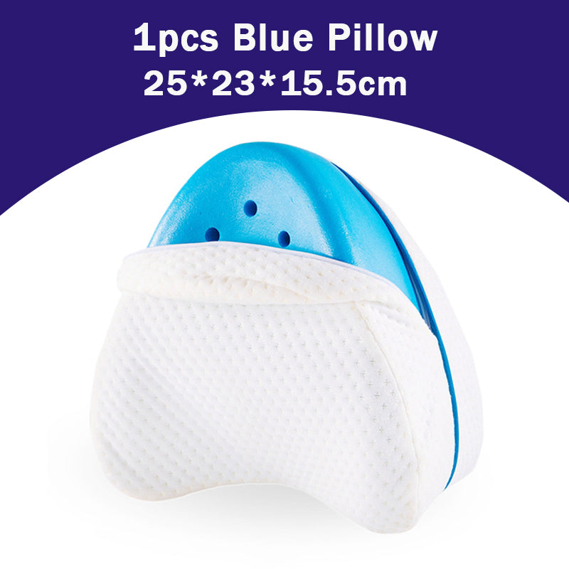 Premium Leg Pillow for Side Sleepers – Memory Foam Relief for Pregnant Women, Leg Pain & Edema – Breathable Heart-Shaped