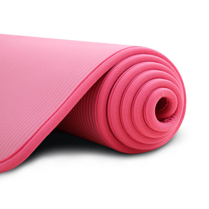 Premium Extra Thick Yoga Mat – 10mm Non-Slip, Environmental NRB Material – 183x61cm, Reversible, Durable, Easy to Clean 