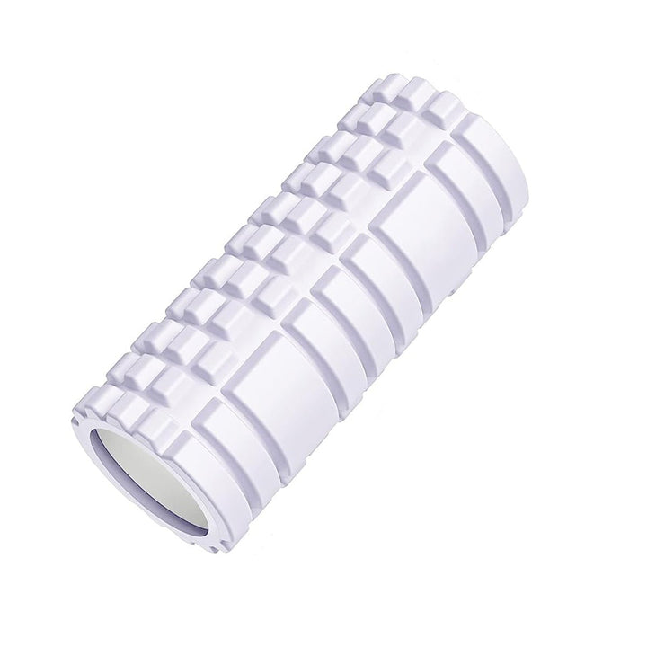 Premium Yoga Foam Roller for Muscle Recovery and Back Massage, 33*14cm Grid Axis Design, High-Density Foam, Ideal for Muscle