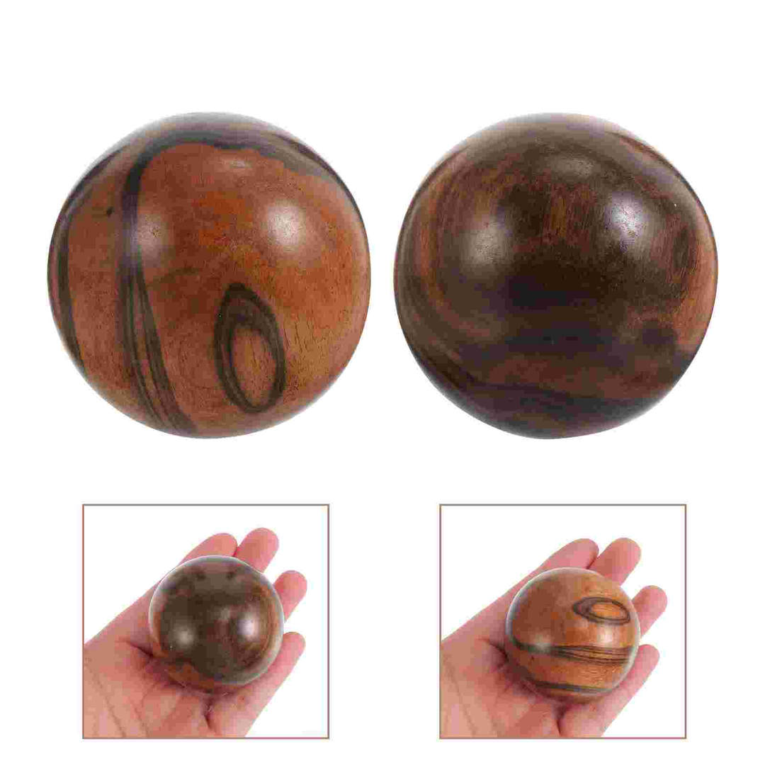 Premium Wooden Massage Balls for Hand Exercise, Stress Relief, and Finger Strength – Set of 2, Ideal for Arthritis, Carpal