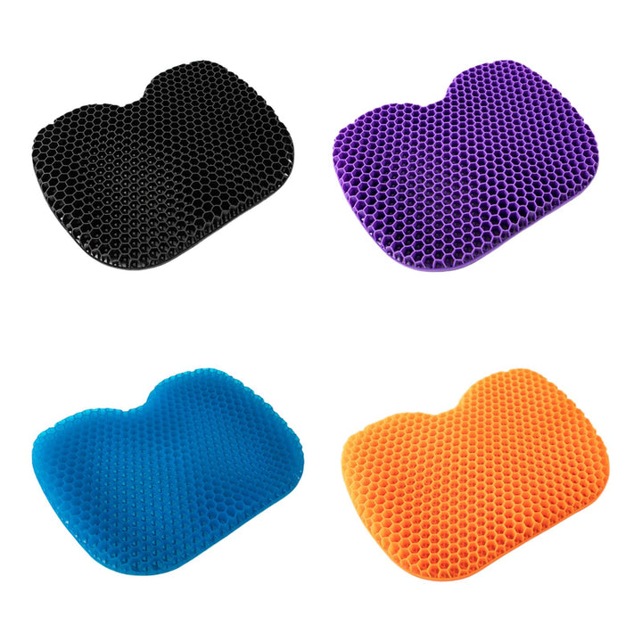 Premium 3D Gel Seat Cushion for Pressure Relief – Breathable, U-Shaped Honeycomb Chair Pad for Office, Car, & Home Use, 