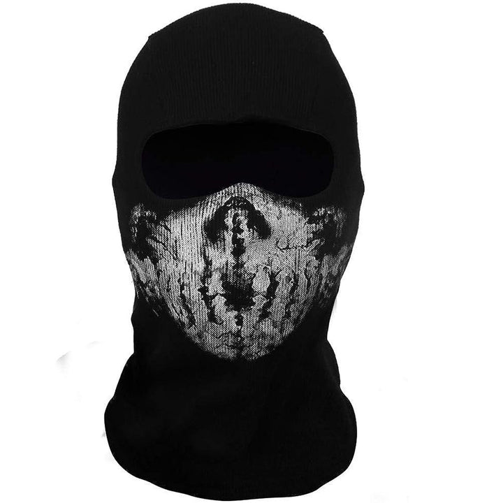 Premium Unisex Cotton Balaclava Skull Mask – Ghost Skeleton Design for Outdoor Sports, Motorcycle, Hiking & Skiing