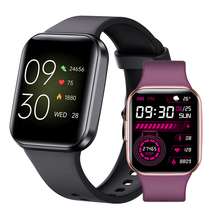 Premium Smartwatch for Men & Women, 1.96" AMOLED, Bluetooth Calling, 100+ Sport Modes, IP68 Waterproof, Health Monitoring,