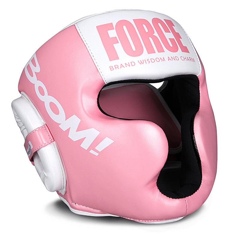 Premium Full Face Boxing Helmet – MMA Headgear for Muay Thai, Kickboxing, Karate, Sparring & Training – PU Leather,  