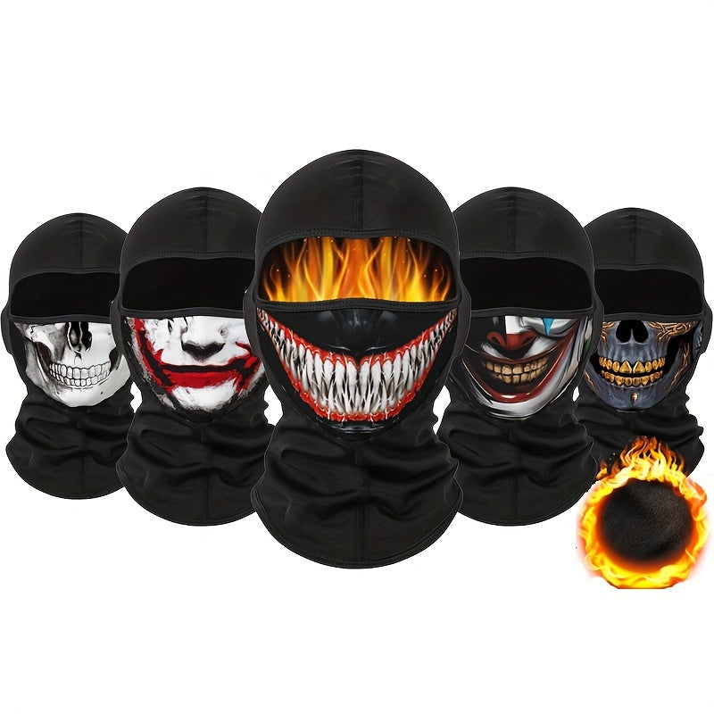 Premium Unisex Cotton Balaclava Skull Mask – Ghost Skeleton Design for Outdoor Sports, Motorcycle, Hiking & Skiing