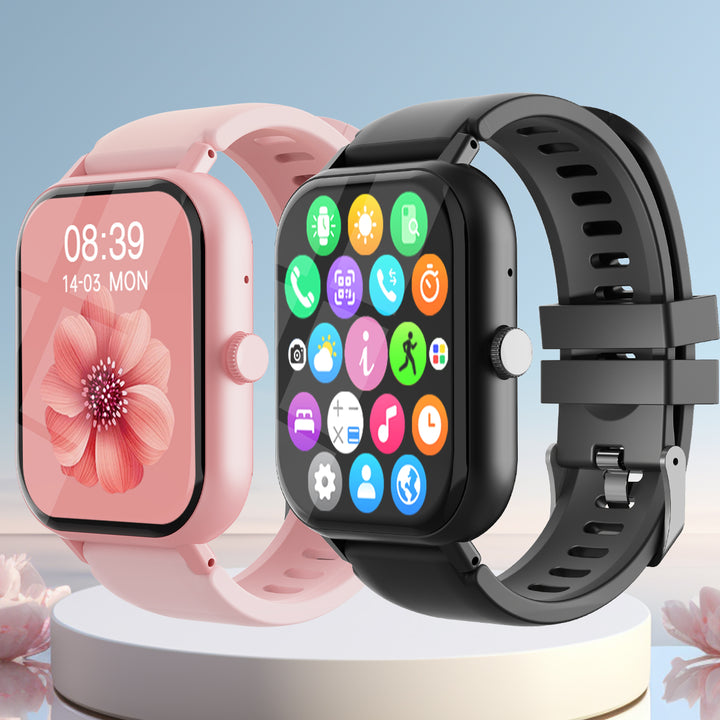 Premium Smartwatch for Men & Women – 1.85" HD Screen, Bluetooth Call, Sports Mode, Heart Rate, Blood Pressure Monitoring,