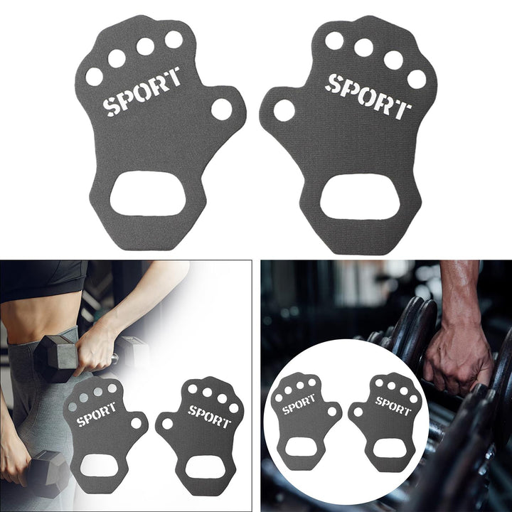 Premium Workout Hand Grips for Weightlifting, Pull-Ups & Fitness - Anti-Slip Palm Protection, Sweat-Absorbing, Lightweight  