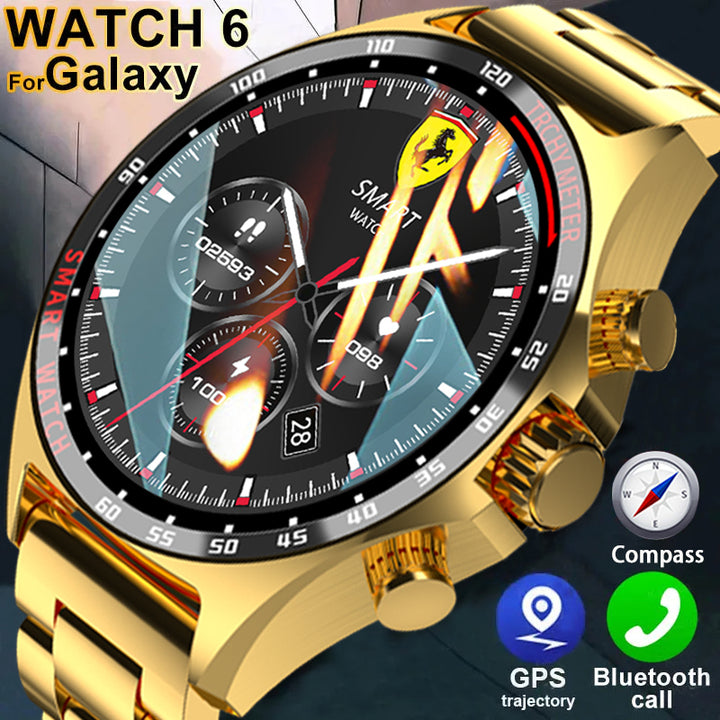 Premium Outdoor Sports GPS Smart Watch for Men – Bluetooth Call, HD AMOLED Screen, Health Monitoring, Compass, IP68 