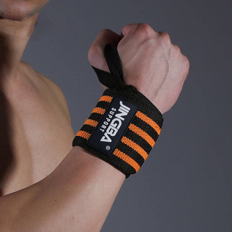 High Quality Weightlifting Wrist Wraps – Professional Wrist Support with Heavy Duty Thumb Loop, Best Wrap for Strength