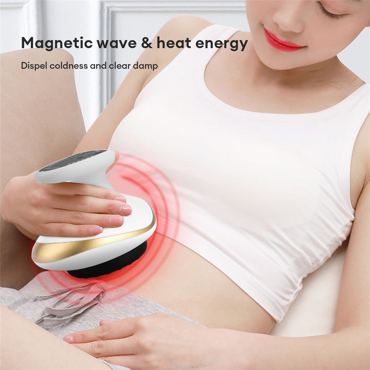 Premium Cupping Massager LCD Display Vacuum Suction Cups EMS Anti-Cellulite Fat Burner, Slimming Therapy with Magnet &