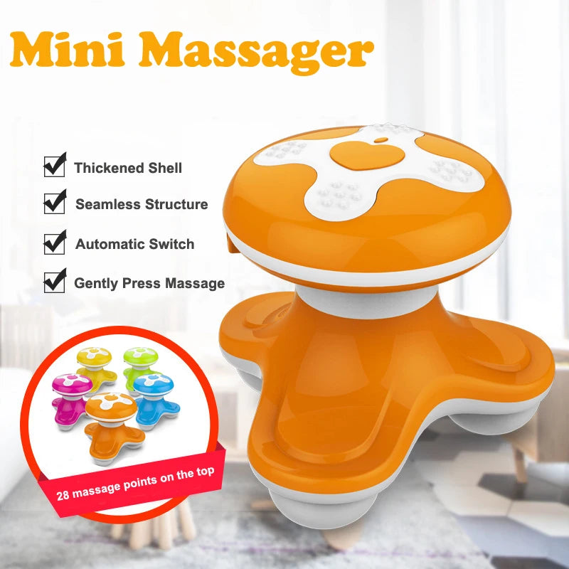 High-Quality Mini USB Electric Full Body Massager - Portable Vibrating Massage Tool for Slimming, Arm, Leg, Head, Neck & 