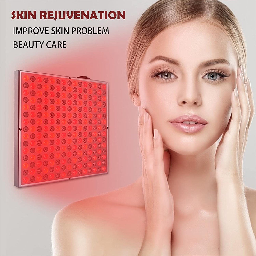 Premium 45W Red LED Light Therapy Panel - Deep Red 660nm & Near Infrared 850nm Combo for Pain Relief, Skin Rejuvenation, and