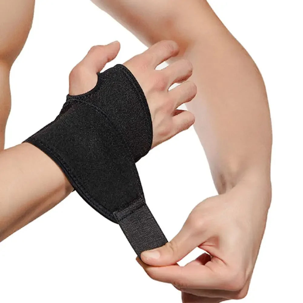 Premium Sports Wrist Support – Neoprene Elastic Bandage for Basketball, Fitness & Hand Palm Protection, Adjustable Winding 