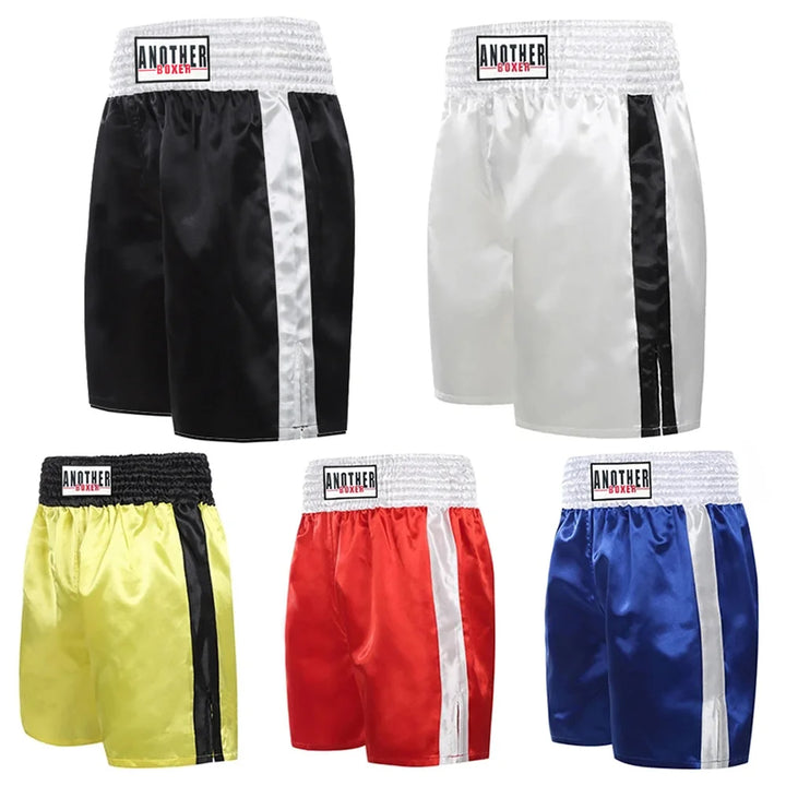 High Quality Muay Thai Fight Shorts – Unisex Kickboxing & MMA Training Pants for Men, Women, Kids, Competition & 