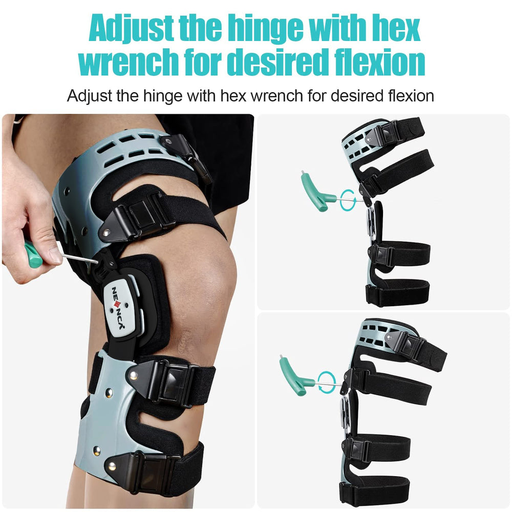 Premium Unloader Knee Brace for Arthritis Pain Relief, Osteoarthritis Support, Adjustable ROM Stabilizer, Post-Surgical 