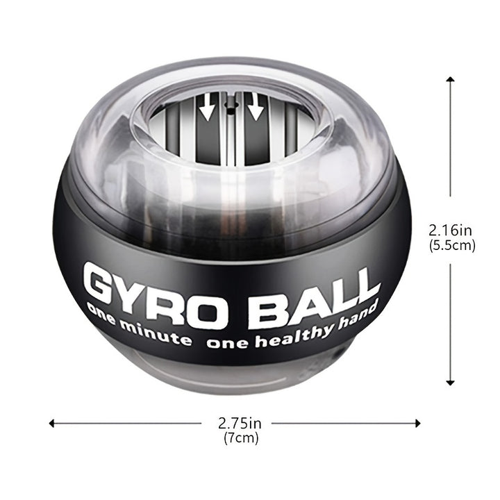 Premium Gyro Ball Wrist Trainer – Gyroscopic Power for Forearm Strength, Muscle Relaxation & Grip Training, Portable Push