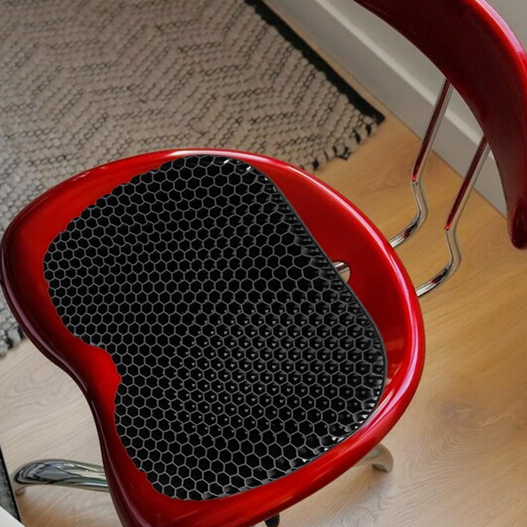 Premium 3D Gel Seat Cushion for Pressure Relief – Breathable, U-Shaped Honeycomb Chair Pad for Office, Car, & Home Use, 