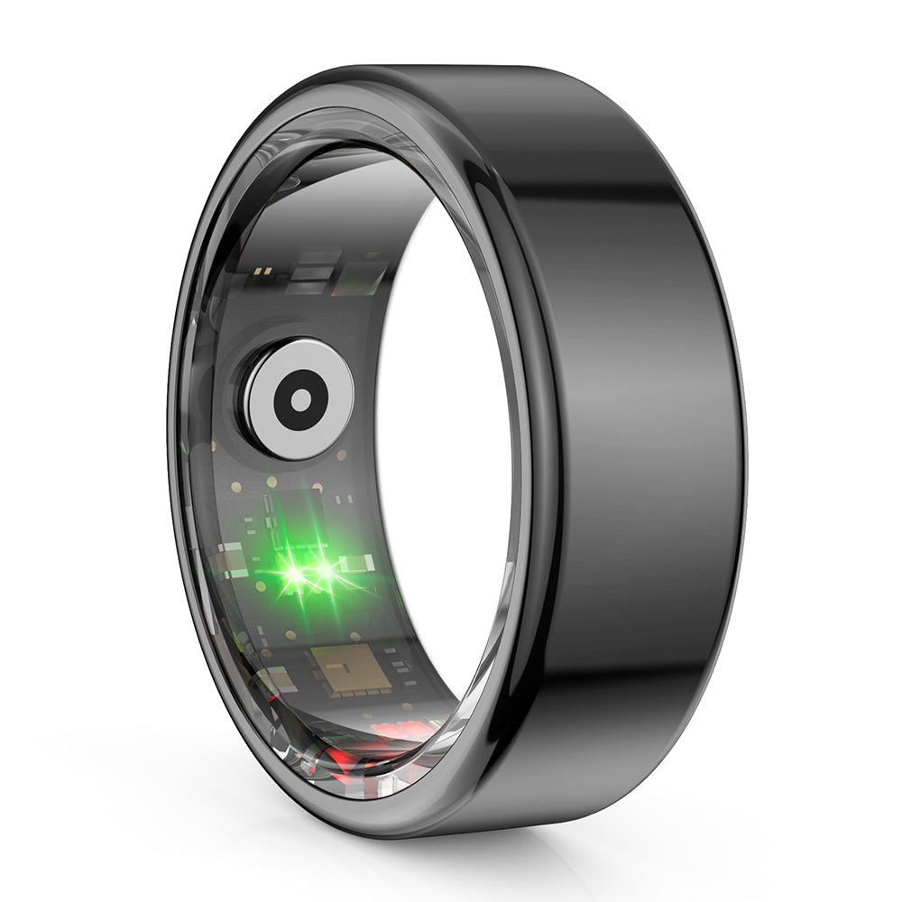 Premium Smart Ring for Health Monitoring – Military Grade Titanium, Waterproof IP68 & 3ATM, Multi-Sport Modes, Heart Rate &