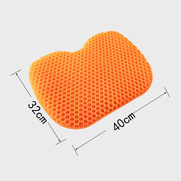 Premium 3D Gel Seat Cushion for Pressure Relief – Breathable, U-Shaped Honeycomb Chair Pad for Office, Car, & Home Use, 