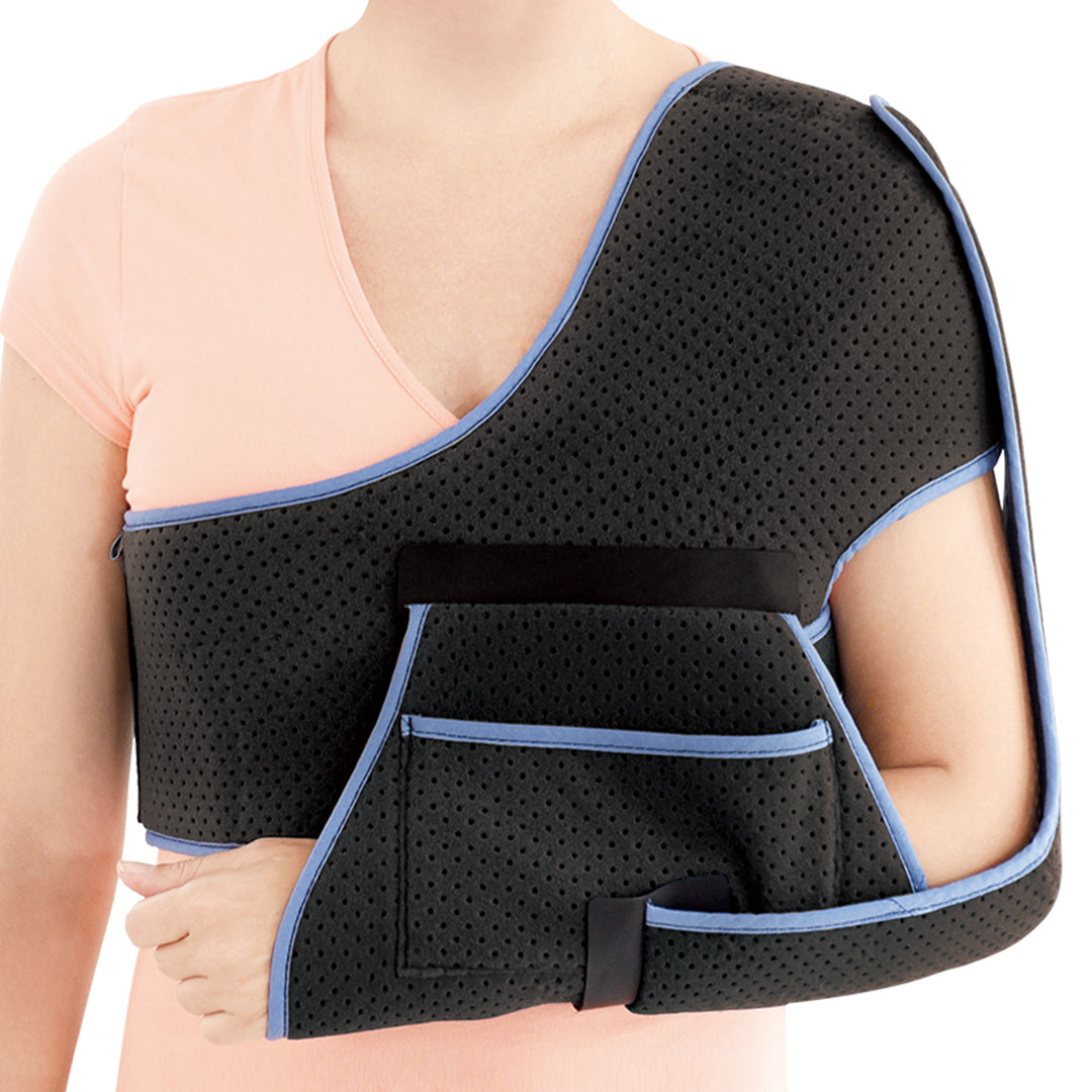 Premium Shoulder Support Brace for Rotator Cuff Injury and Arthritis – Breathable Arm Sling Immobilizer for Comfortable 