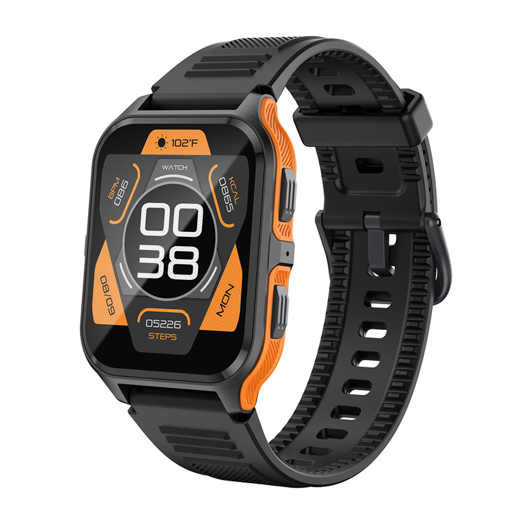 Premium Smartwatch for Men & Women, 1.96" AMOLED, Bluetooth Calling, 100+ Sport Modes, IP68 Waterproof, Health Monitoring,