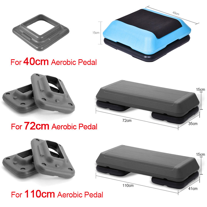 Premium Fitness Aerobic Step Platform Attachment – Cardio & Yoga Pedal Base Bracket for Gym & Home Use, Durable Aerobic Step