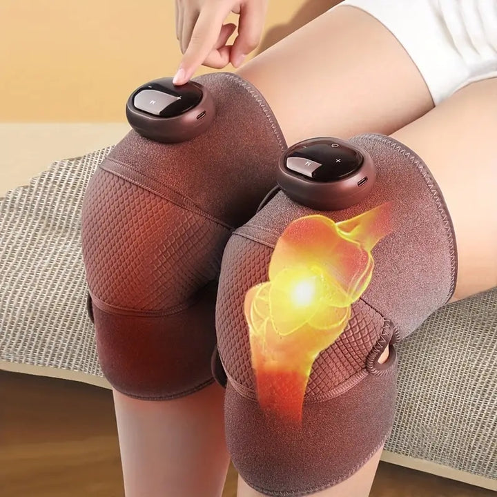 Premium Multipurpose Electronic Massager for Shoulders, Elbows, and Knees – 3-in-1 Heating and Vibration Therapy, Portable  