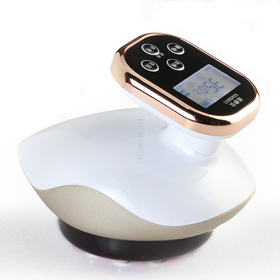 Premium Cupping Massager LCD Display Vacuum Suction Cups EMS Anti-Cellulite Fat Burner, Slimming Therapy with Magnet &