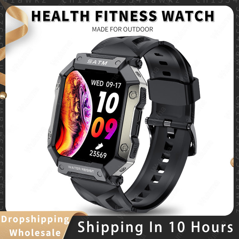 Premium Waterproof Fitness Smartwatch for Men & Women, 1.92" HD Screen, Heart Rate & Blood Oxygen Monitor, Multi-Sport Mode, 