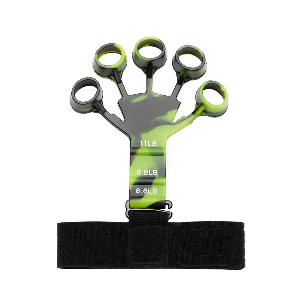 Premium Silicone Hand Strengthener & Finger Exerciser - Grip Trainer for Arthritis Relief, Muscle Relaxation & Sports Training