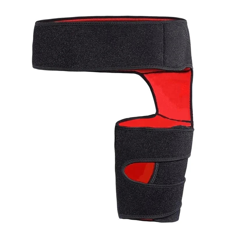 Premium Groin Hip Brace for Sciatica Pain Relief - Adjustable Compression Wrap for Injury Recovery, Supports Hamstring