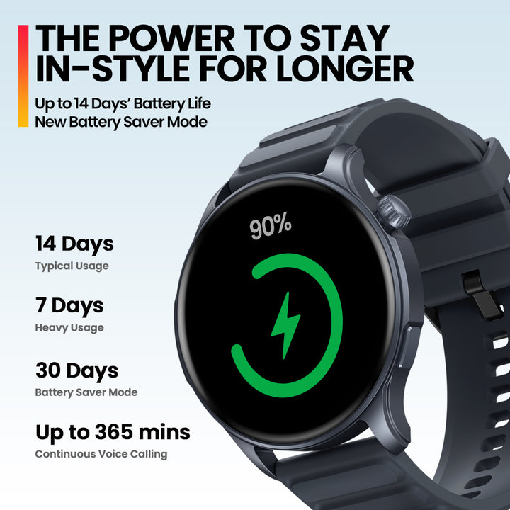 High Quality Smartwatch – 1.43" AMOLED Display, Bluetooth Calling, Health & Fitness Tracking, 100+ Sports Modes, 14-Day 