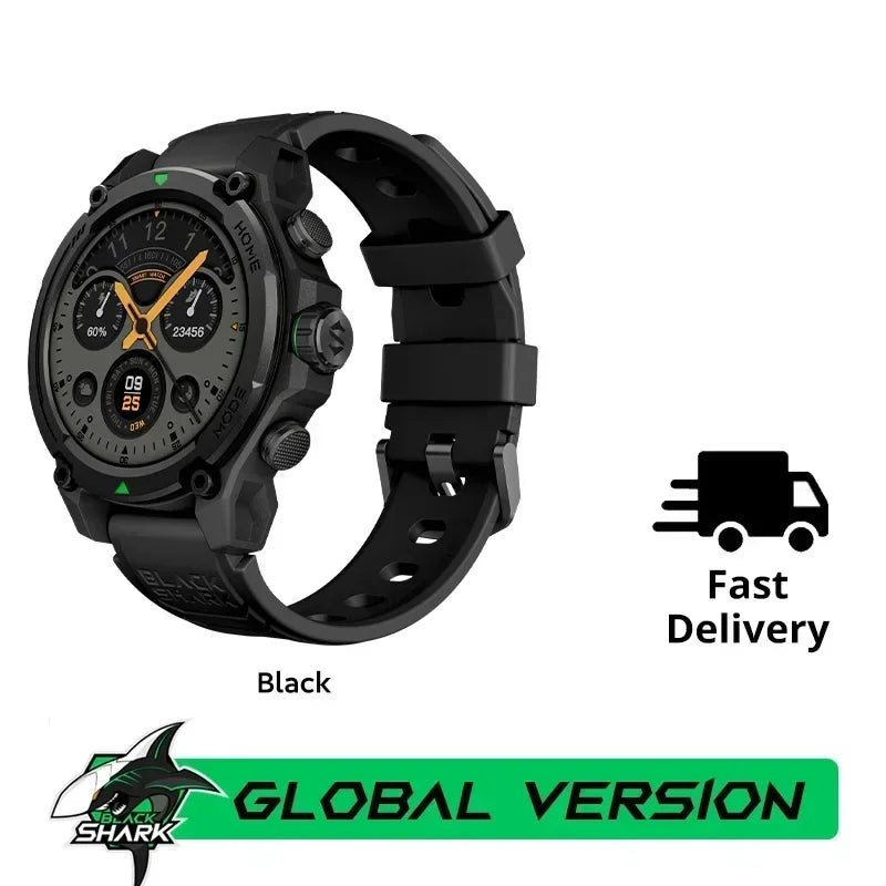 Luxury GPS Smartwatch – 1.43" AMOLED Display with 21-Day Battery Life, 5ATM Waterproof, Built-in GPS Satellite Positioning