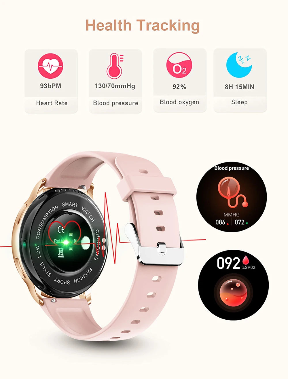 Luxury Smartwatch for Men & Women – 1.85” Ultra HD Display, Bluetooth Calls, Heart Rate Monitor, Custom Dials, Steel Band,