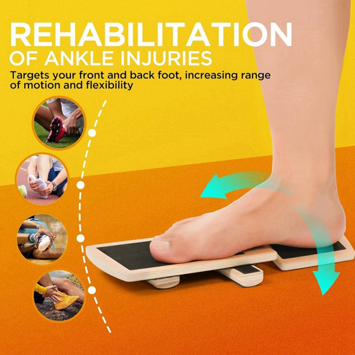 Premium Ankle Balance Board – Foot Strengthener for Pilates & Stability Training, Relieves Plantar Fasciitis, Improves Balanc