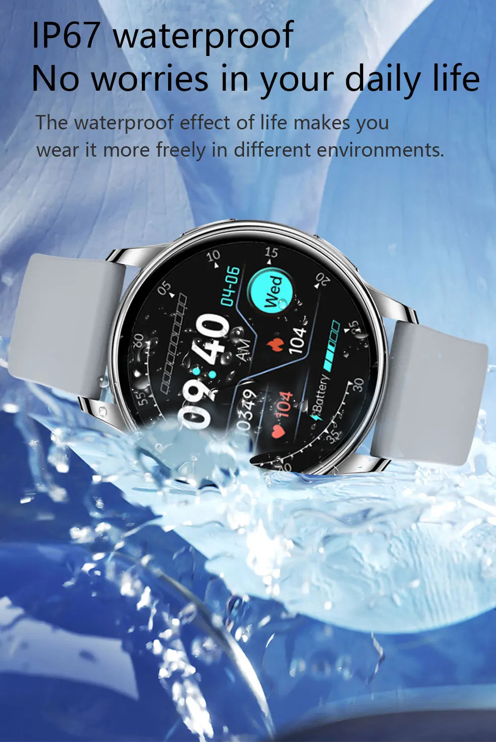 Luxury Smartwatch for Men & Women – 1.85” Ultra HD Display, Bluetooth Calls, Heart Rate Monitor, Custom Dials, Steel Band,