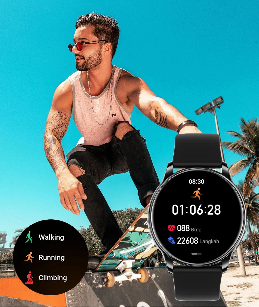 Luxury Smartwatch for Men & Women – 1.85” Ultra HD Display, Bluetooth Calls, Heart Rate Monitor, Custom Dials, Steel Band,