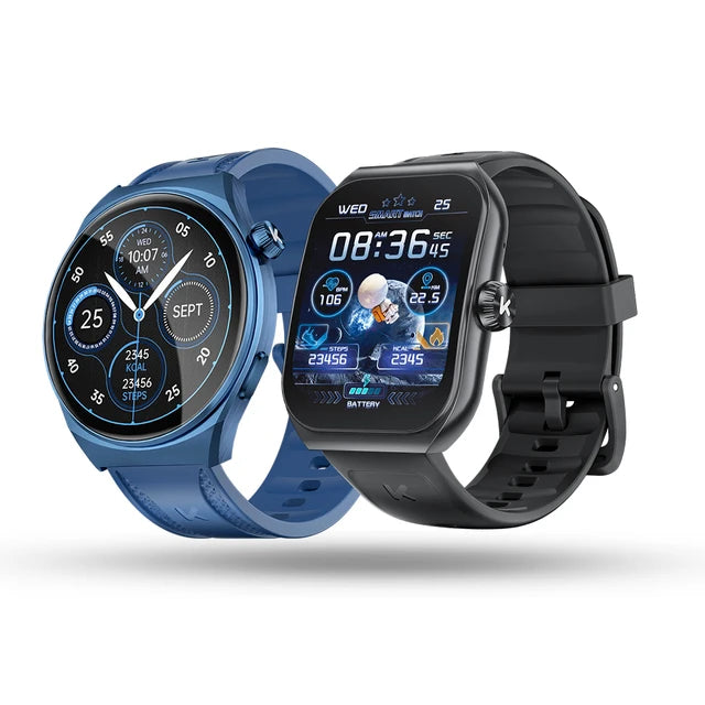 Premium Smartwatch for Men & Women, 1.96" AMOLED, Bluetooth Calling, 100+ Sport Modes, IP68 Waterproof, Health Monitoring,