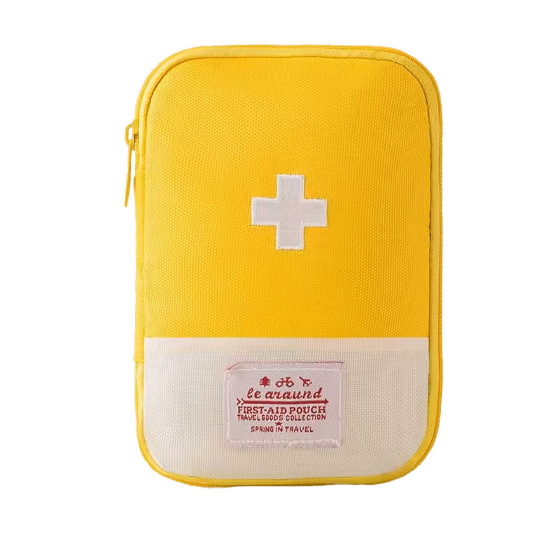 Premium Mini Portable First Aid Kit – Compact Medical Emergency Organizer, Household Medicine Storage Bag for Outdoor 