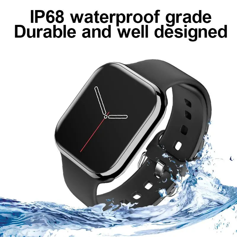 Premium GPS Smart Watch for Men & Women - Always On Display, Body Temp Monitoring, Bluetooth Call, NFC, Compatible with iOS & Android, High-Resolution