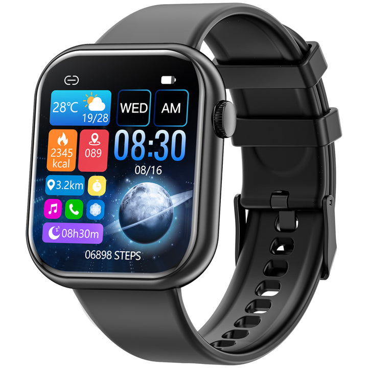 Premium Smartwatch for Men & Women – 1.85" HD Screen, Bluetooth Call, Sports Mode, Heart Rate, Blood Pressure Monitoring,